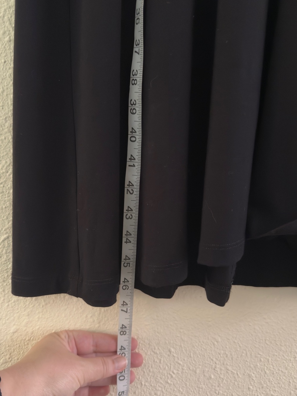 Eileen Fisher Drape V-neck Lightweight Viscose Jersey Dress Black - Picture 8 of 8